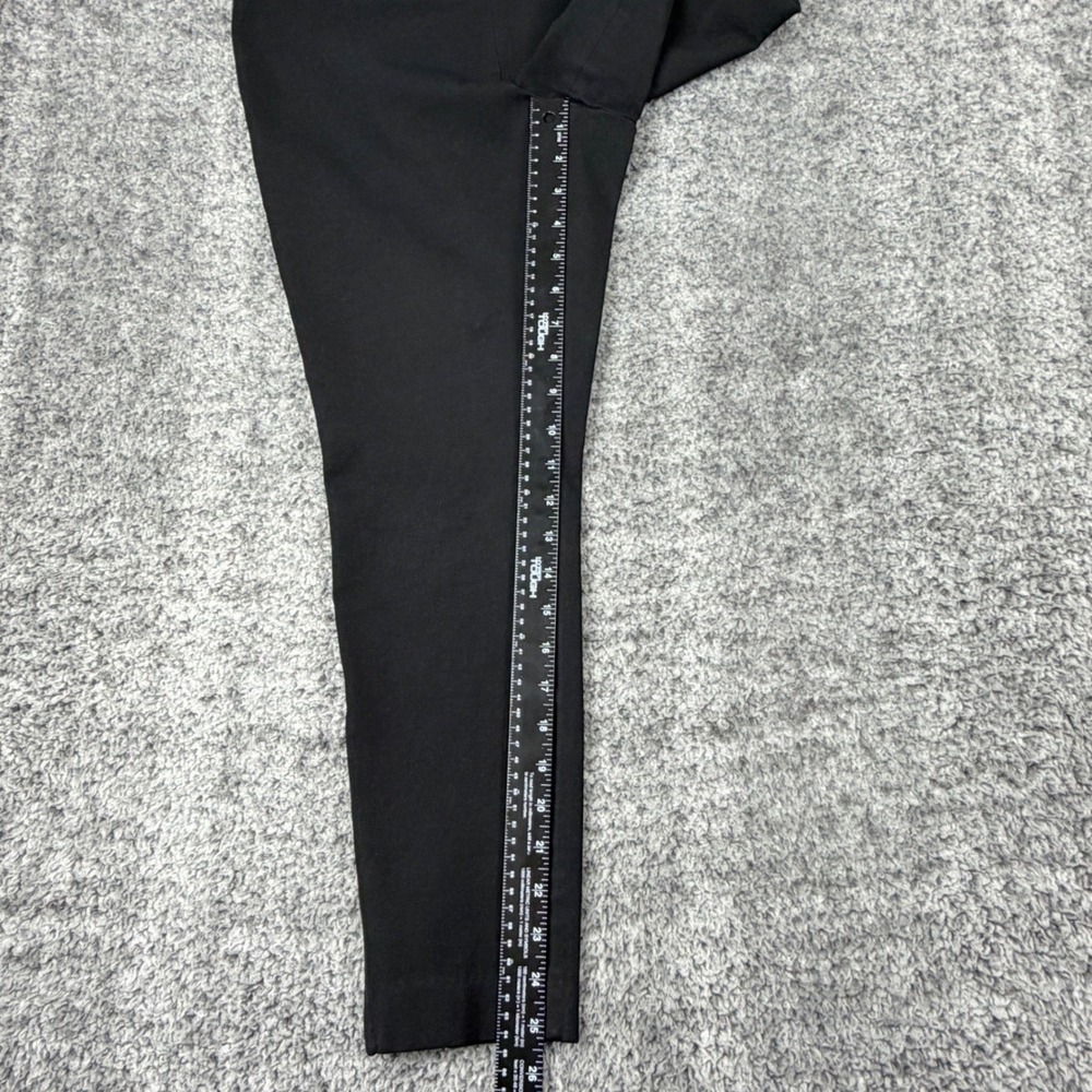 Banana Republic Women's 10 Sloan Fit Black Ankle Work Trouser Pants Side Zip - Picture 12 of 16